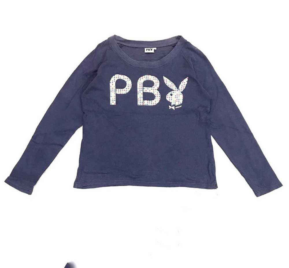 Playboy Playboy Long Sleeve Shirt big Logo - image 1