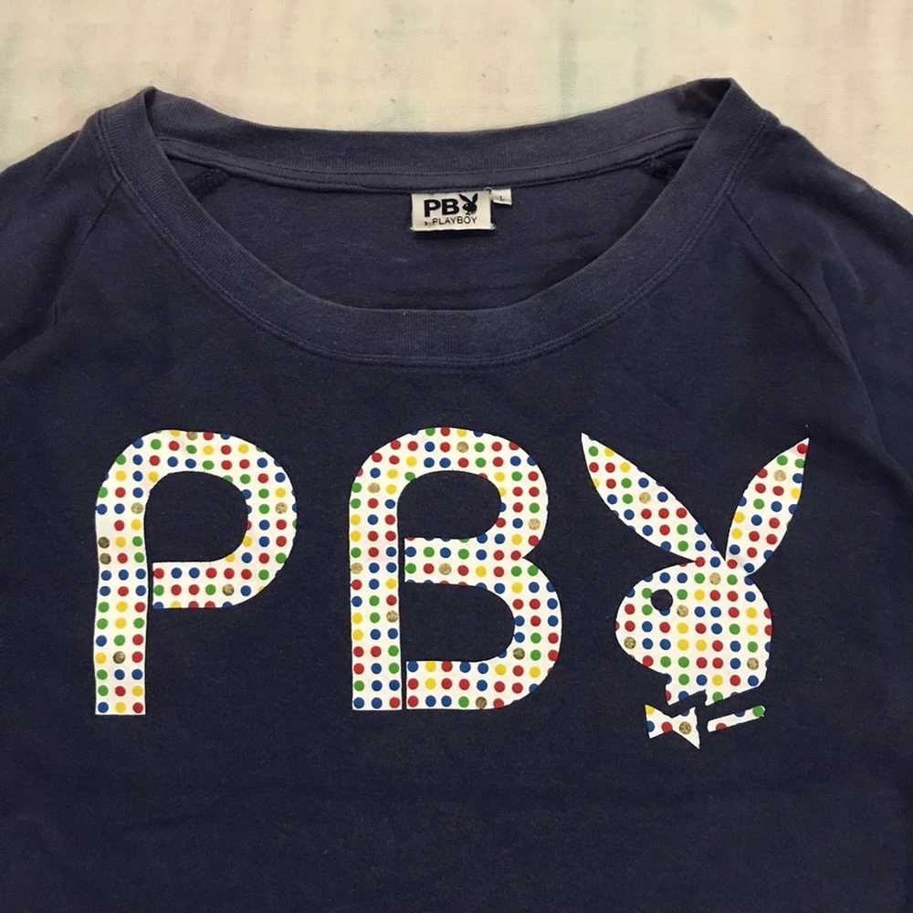 Playboy Playboy Long Sleeve Shirt big Logo - image 3