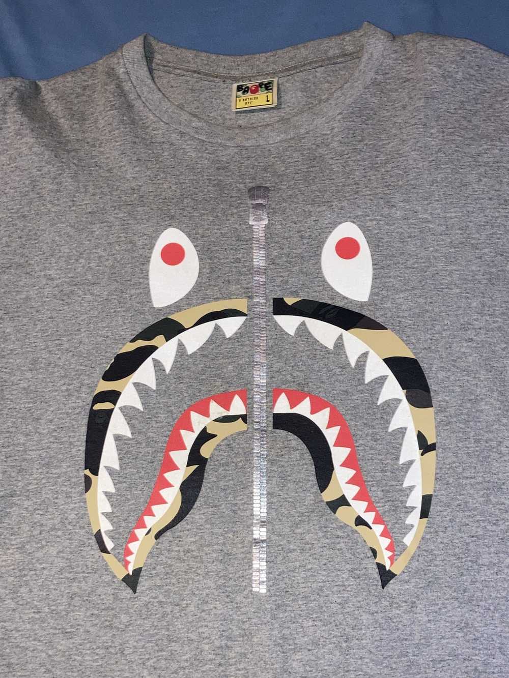 Bape 1st Camo Shark Tee - image 1