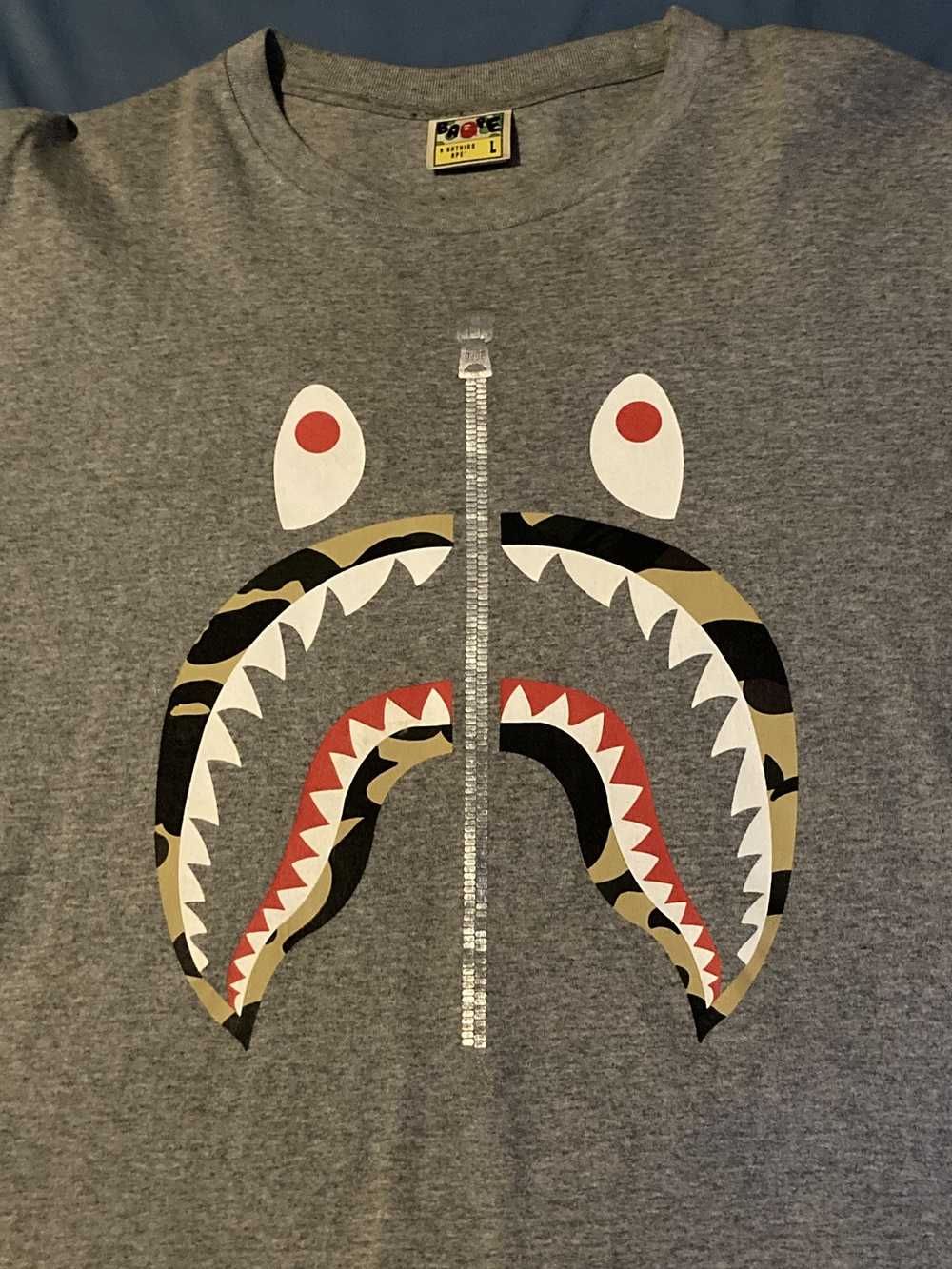 Bape 1st Camo Shark Tee - image 3