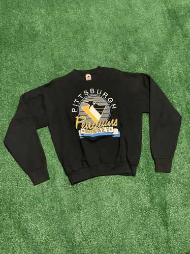 Fruit Of The Loom Vintage penguins nhl hockey crew