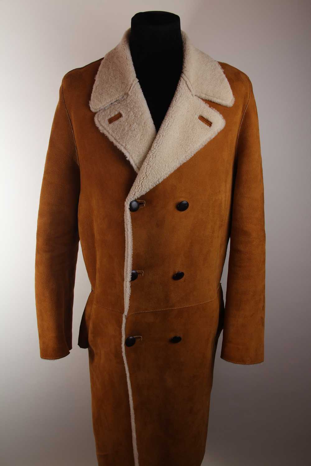 Fendi Rare Fendi Selleria Shearling Leather Jacke… - image 1