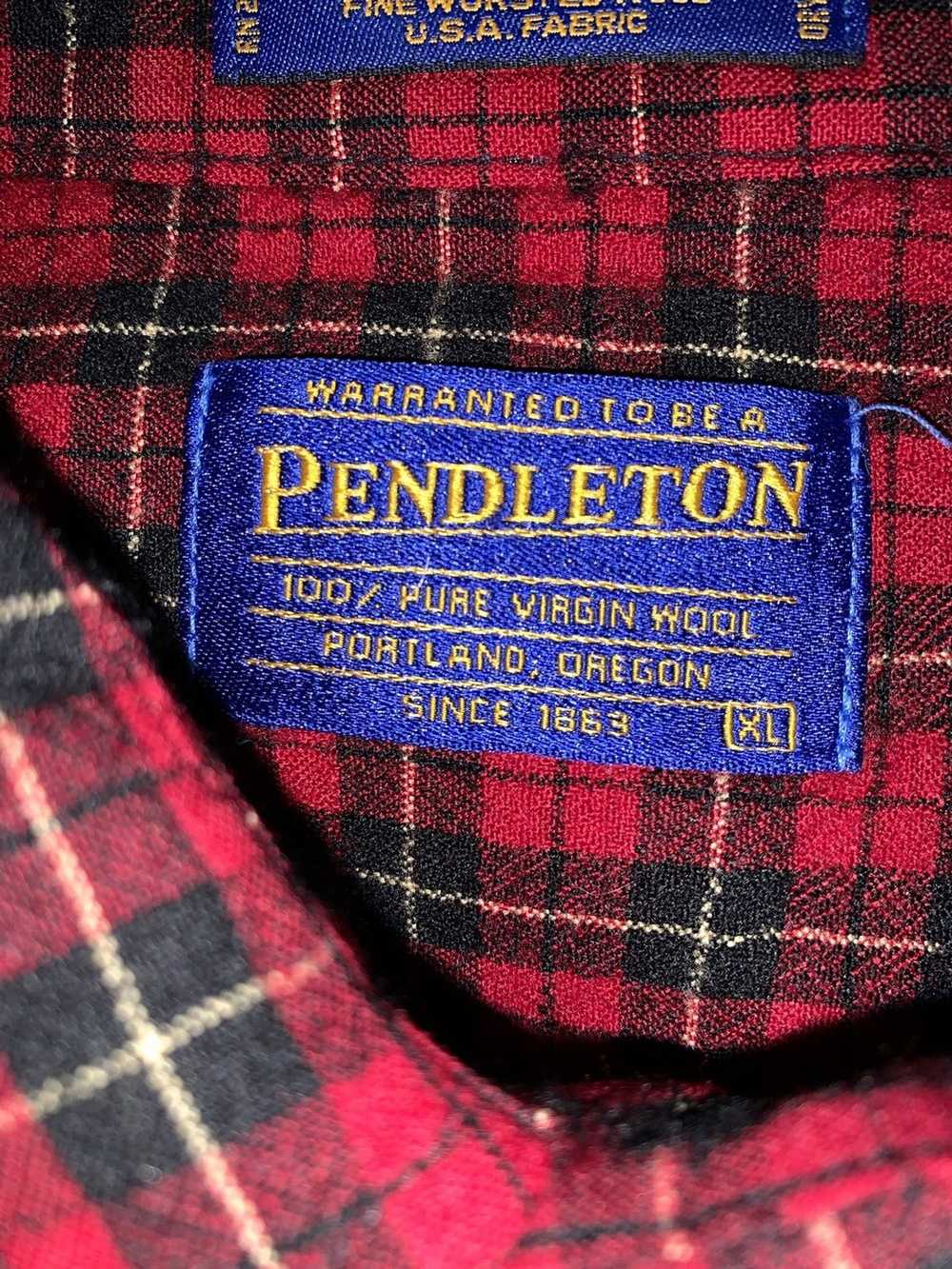 Pendleton × Streetwear × Vintage Vintage 1990s Re… - image 2