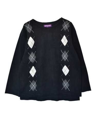 Nepenthes New York NEPENTHES/checker knit sweater… - image 1