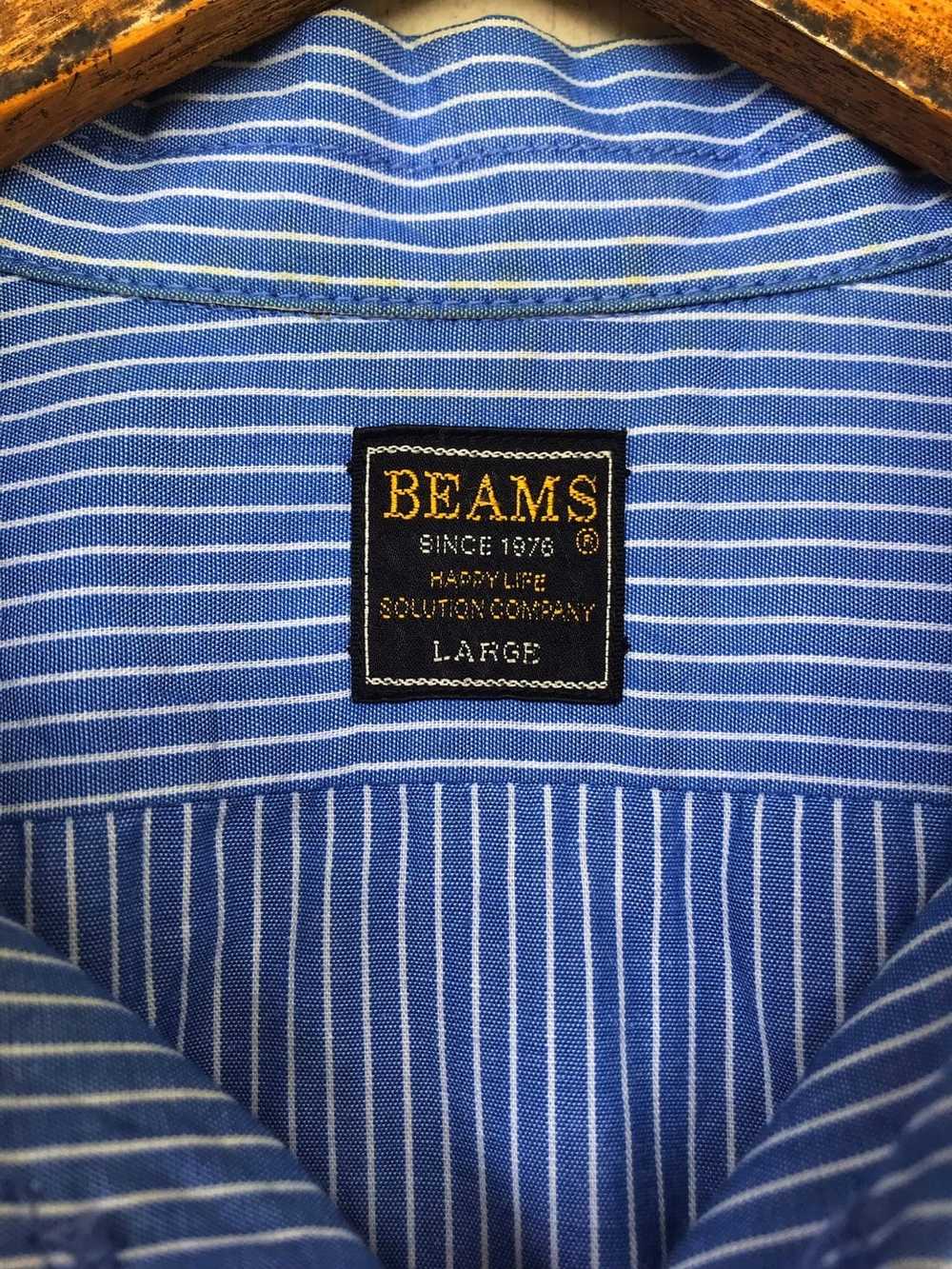 Beams Plus × Vintage Button ups Stripes shirts wi… - image 7