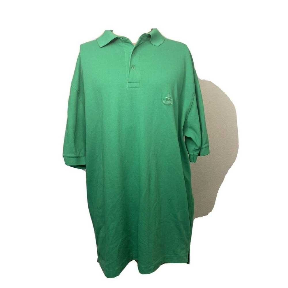 Faconnable Faconnable Green Polo Shirt With Logo … - image 1