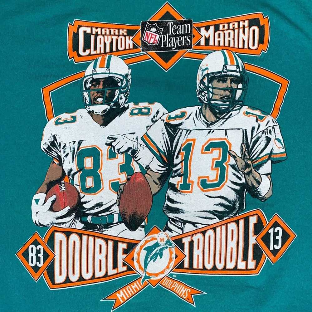 MIAMI DOLPHINS VINTAGE 90s NUTMEG NFL FOOTBALL V NECK SWEATSHIRT XL