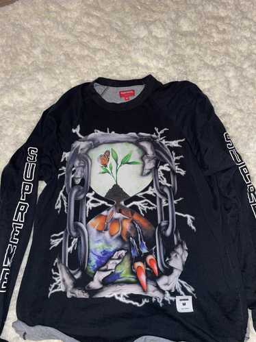 Supreme 20ss/dog raglan l/s - Gem