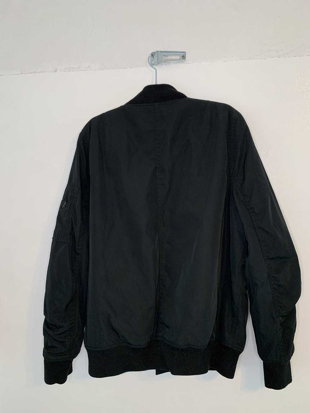 Pacsun Black & Olive Green Bomber Jacket Size Lar… - image 2