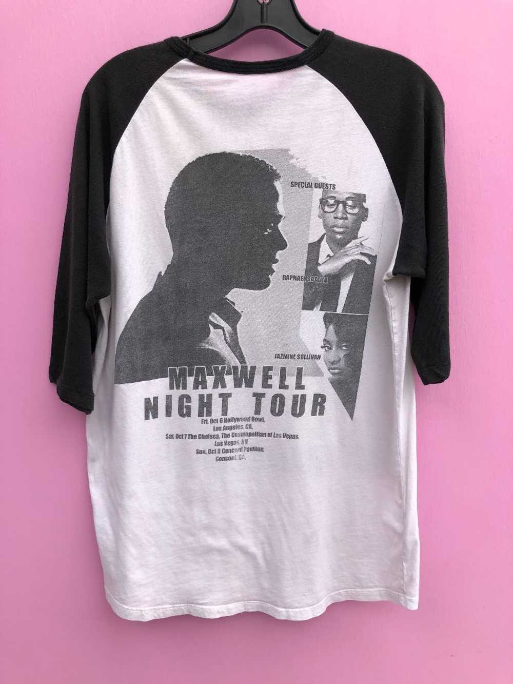 MAXWELL NIGHT TOUR RAGLAN BASEBALL TEE 3/4 LENGTH… - image 2