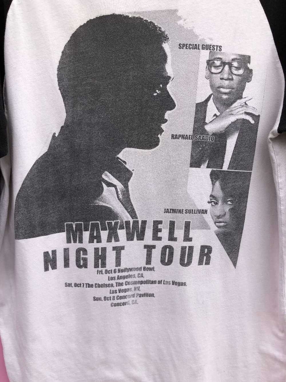 MAXWELL NIGHT TOUR RAGLAN BASEBALL TEE 3/4 LENGTH… - image 5