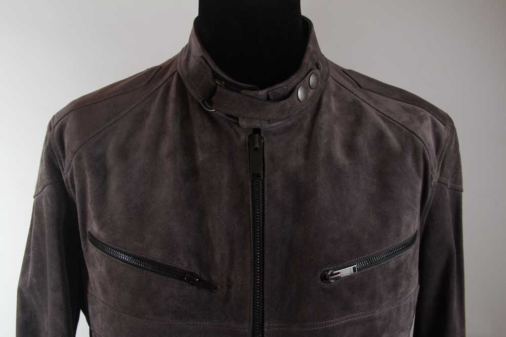 Gucci Rare Gucci Tom Ford Leather Suede Jacket sz… - image 6