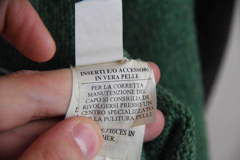 Moncler Moncler Rare Vintage Wool Sweater with Le… - image 10