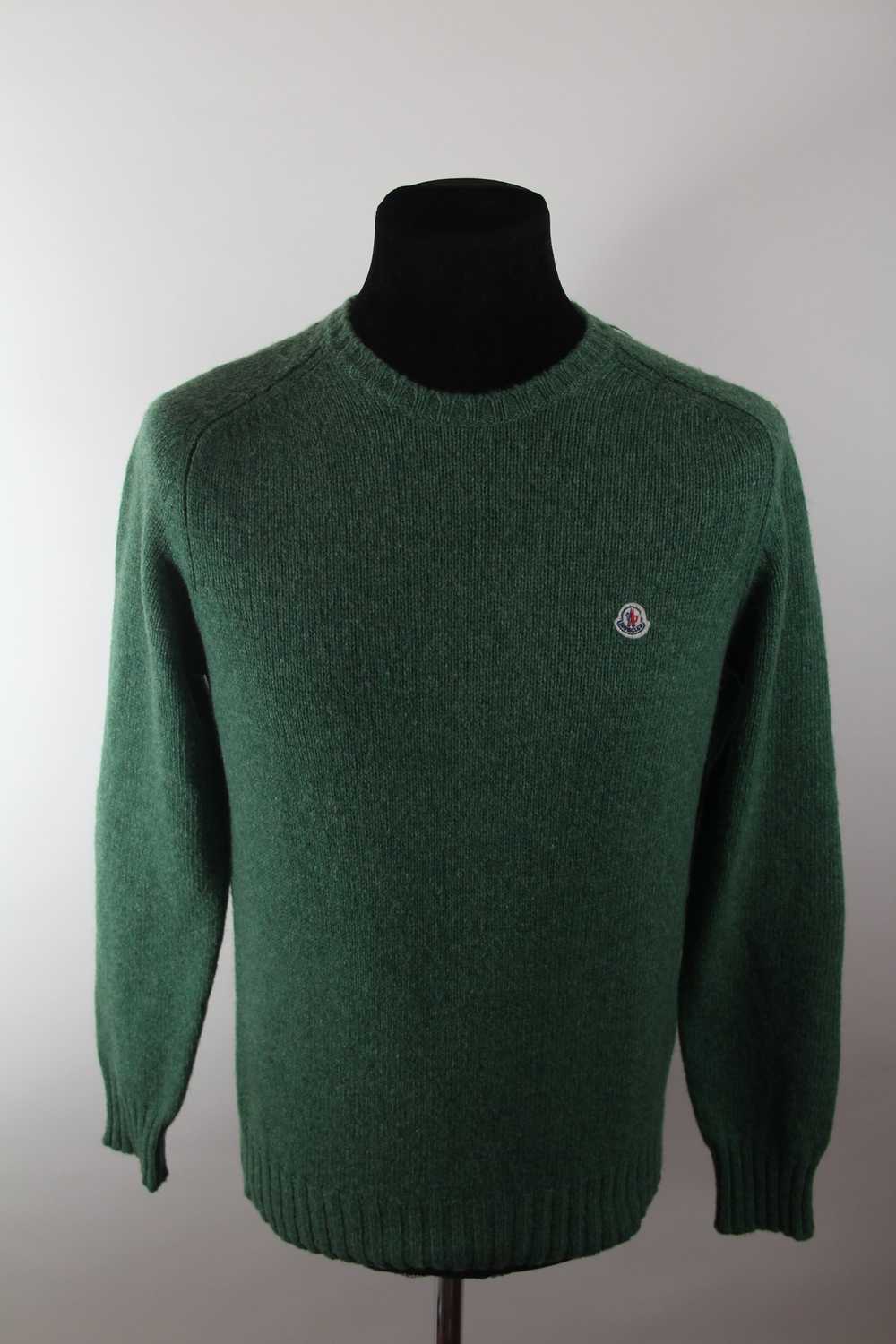 Moncler Moncler Rare Vintage Wool Sweater with Le… - image 1