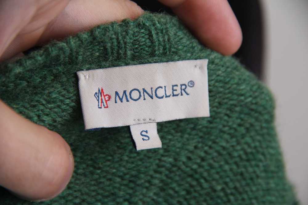 Moncler Moncler Rare Vintage Wool Sweater with Le… - image 8