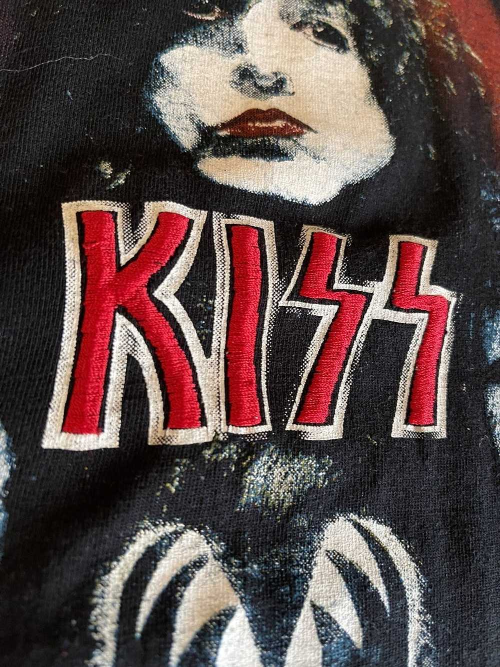 Vintage Vintage Hand Sewn Kiss Band Shirt - image 3