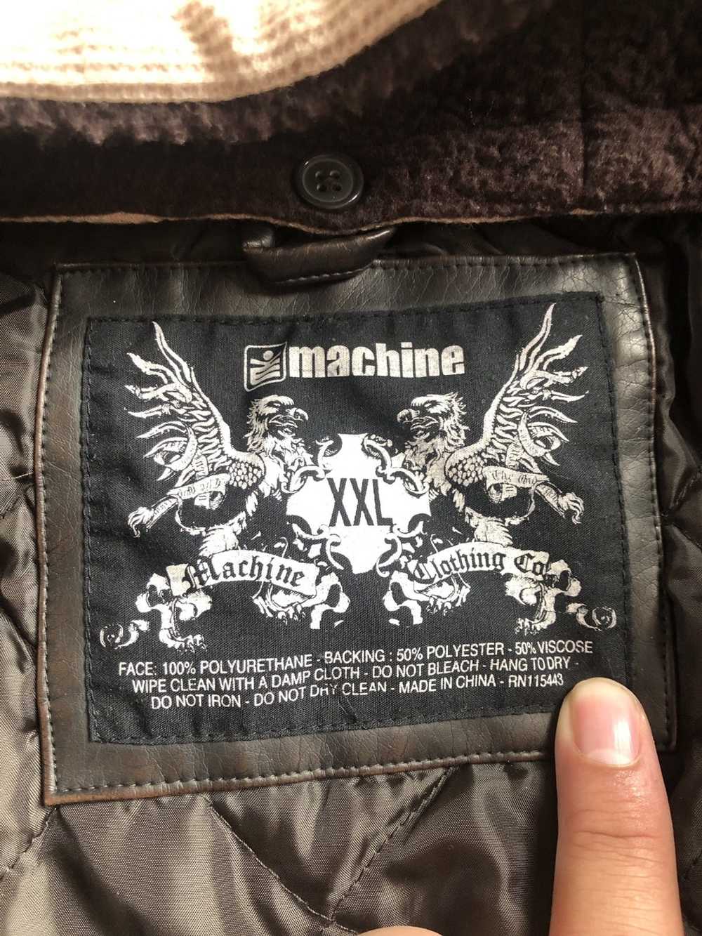 Custom × Japanese Brand × Vintage Machine leather… - image 4