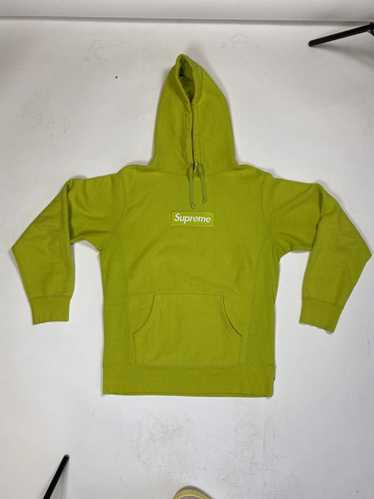 Supreme Box Logo Crewneck Sweatshirt Green Large L NEW BOGO FW2022