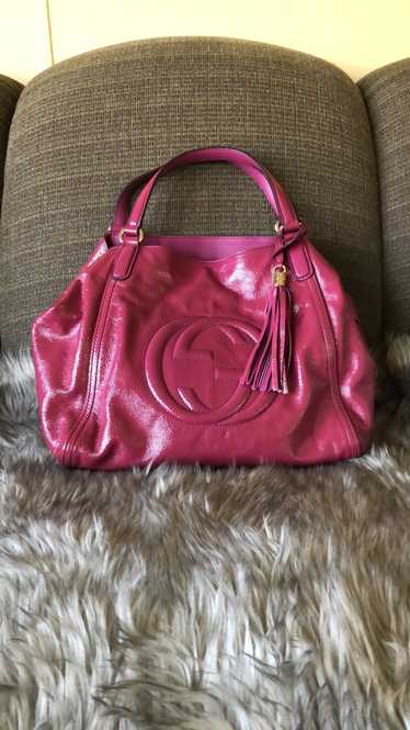 Gucci Gucci Soho Patent Leather Tote