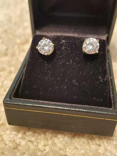 Diamond 2.00 CT Swarovski Round Studs