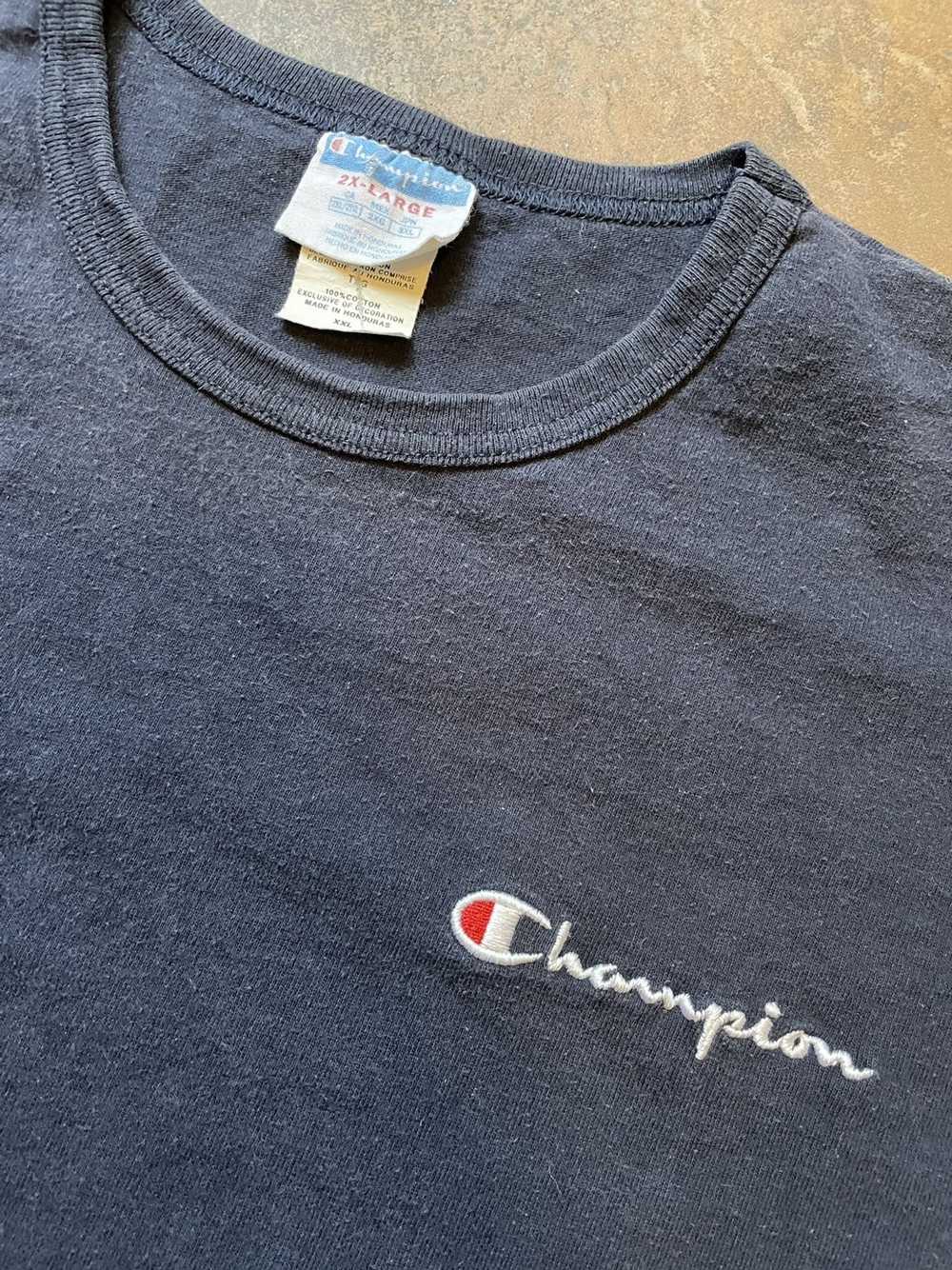 Champion Vintage champion spell out t shirt - image 2