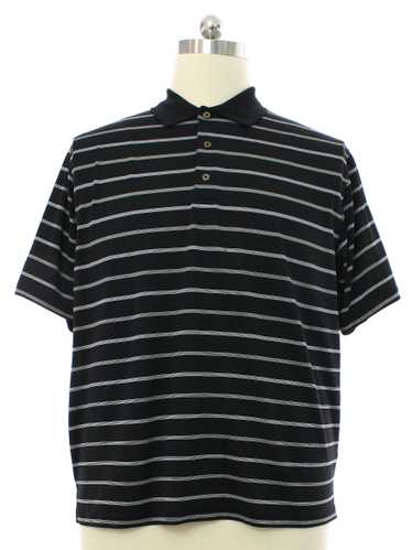 1990's George Golf Mens Striped Polo Style Golf Sh