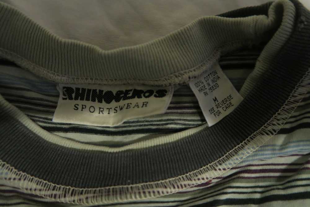 Vintage VTG 90s Rhinoceros Sportswear Striped Mul… - image 3