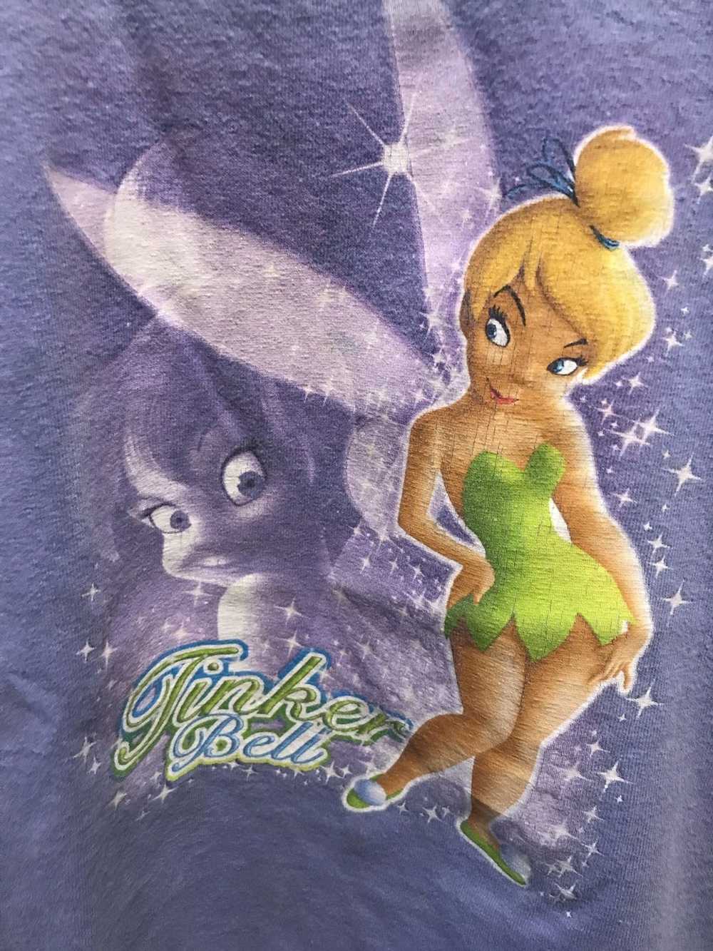 Disney × Vintage Vintage 90s Tinker Bell T-shirt - image 3