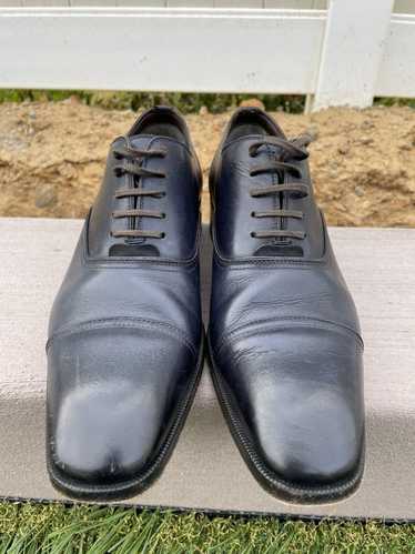 Tom Ford Tom Ford captoe Oxfords in midnight blue