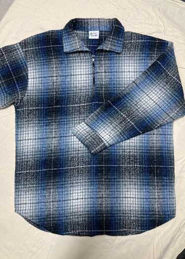 Vintage Vintage Senor Lopez Plaid Shirt with 1/4 … - image 1