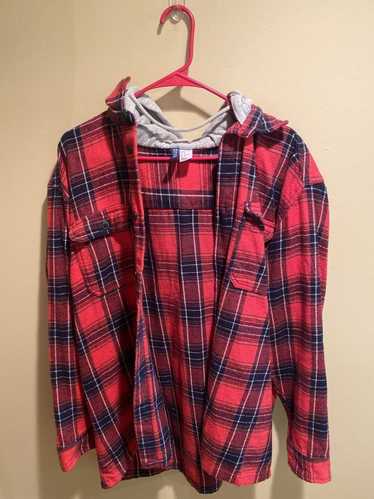 Divided Divided Red Flannel w/ Hood