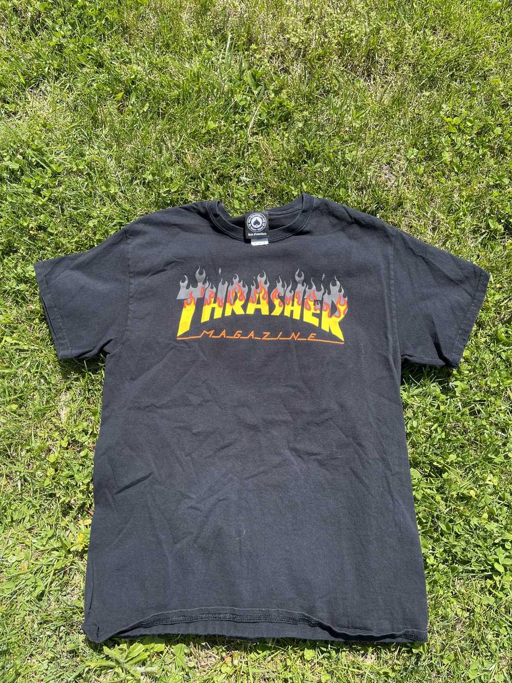 Thrasher Flames Thrasher Tshirt - image 1