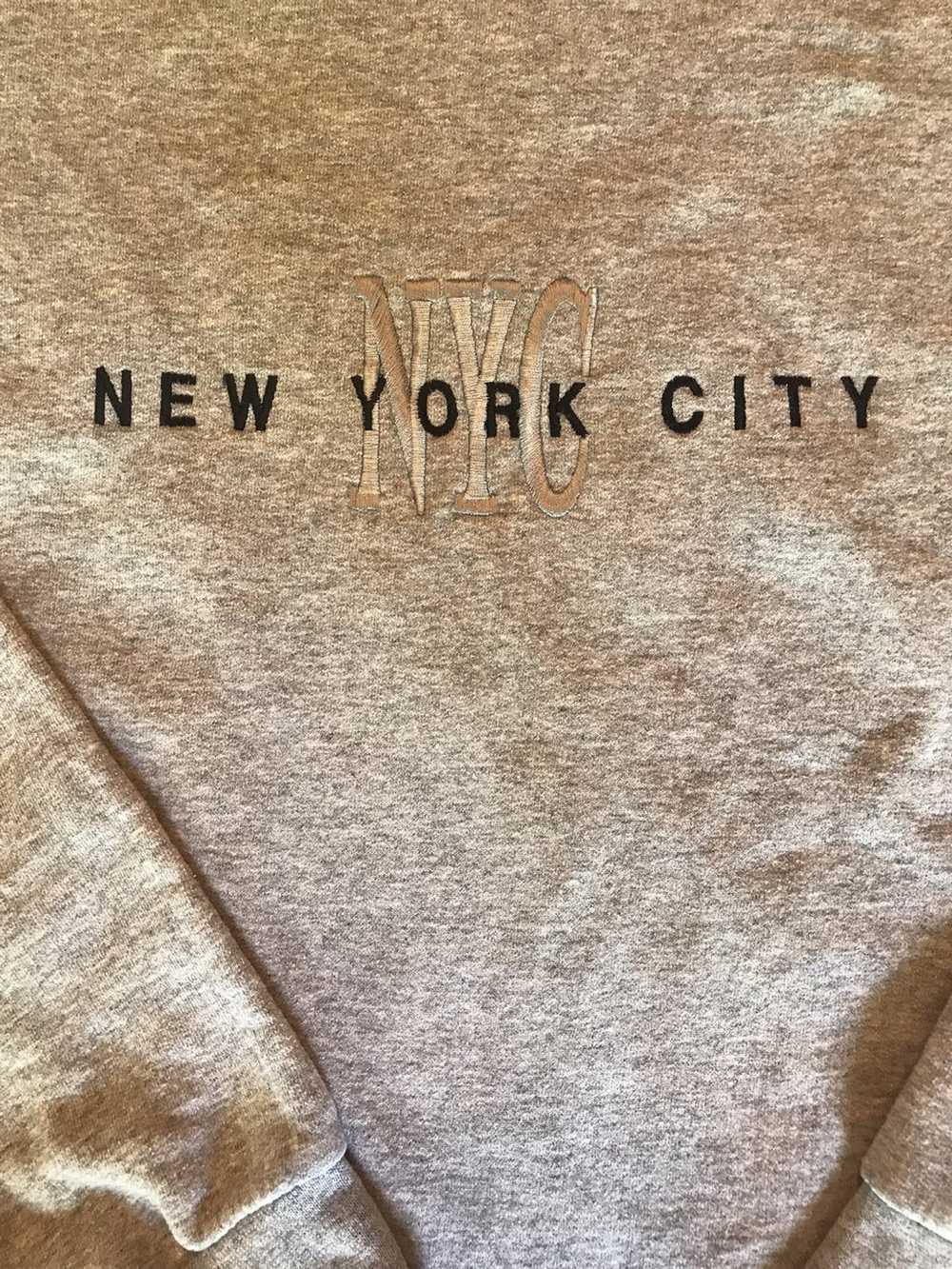 Jerzees Jerzees New York City Grey Crewneck Sweat… - image 2