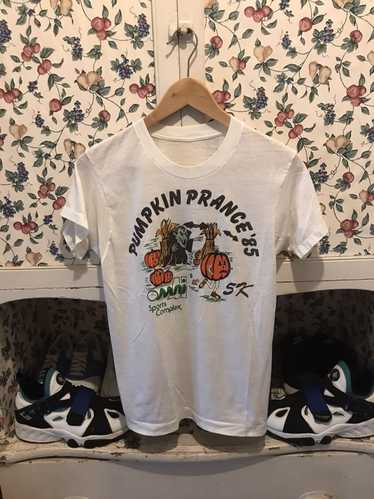 Vintage Vintage 80s Pumpkin Prance 5K Run T-shirt