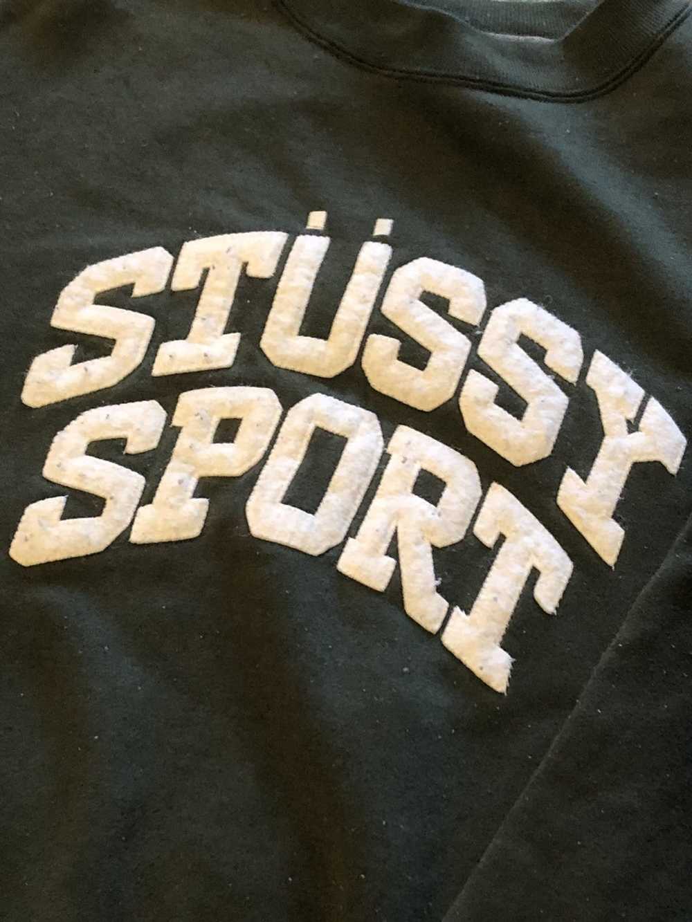 Stussy × Vintage VINTAGE 1990 Stüssy Sport Crewne… - image 2