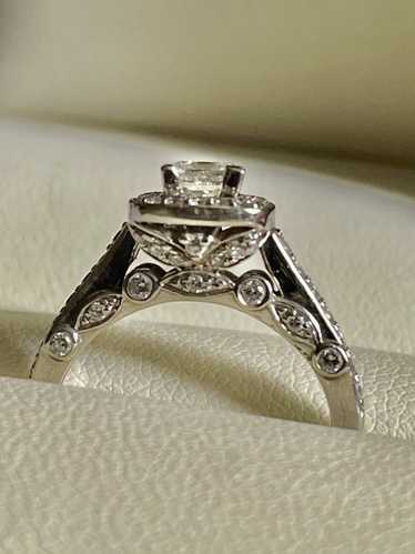 Diamond $4000 14k White Gold Engagement Ring sz5