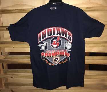 MLB × Vintage Vintage 1997 Cleveland Indians T-sh… - image 1
