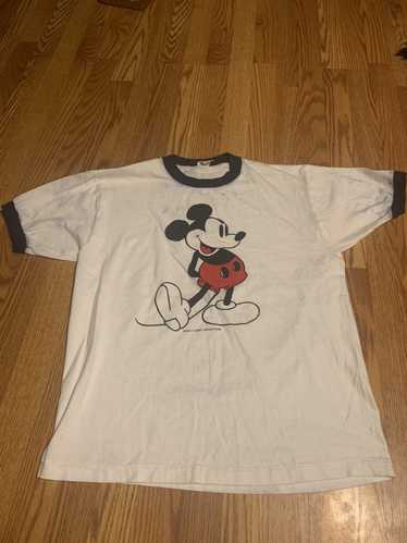 Vintage Mickey Mouse Ringer T-shirt Walt Disney World T-shirt 80s  Disneyland – For All To Envy