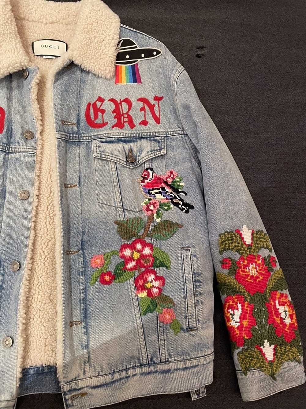 gucci modern future denim jacket