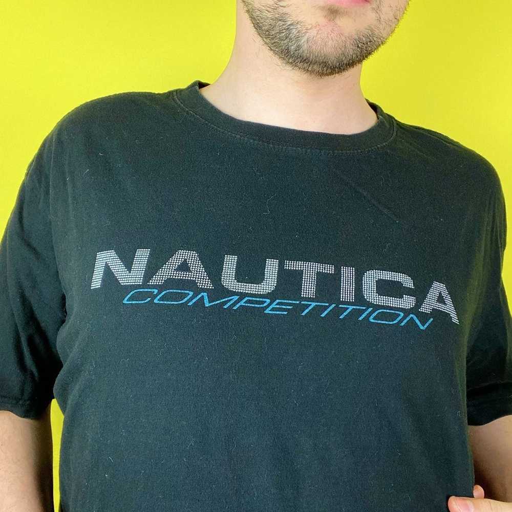Nautica × Vintage 90s Nautica Competition Tee - image 1