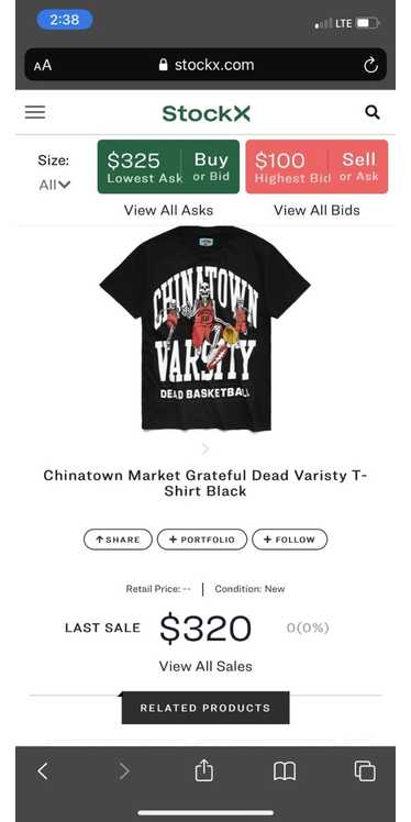 Market Chinatown Market Grateful Dead Varsity T-Sh