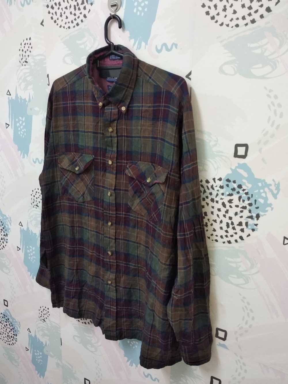 Flannel × Streetwear × Van Heusen Vintage Flannel… - image 2