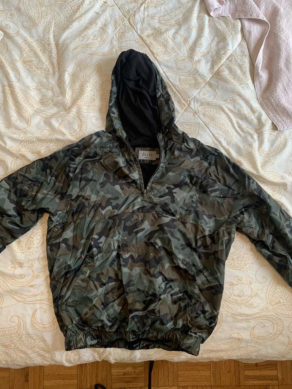 Cadet Cadet Camo Polo Rain Hoodie - image 1