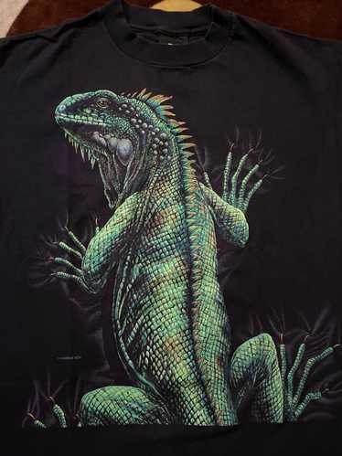 Vintage 1995 single stitch lizard tee