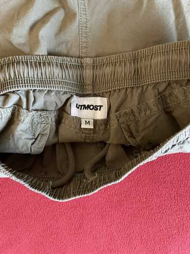Utmost Co Utmost Solid Logo Tape Seam Shorts