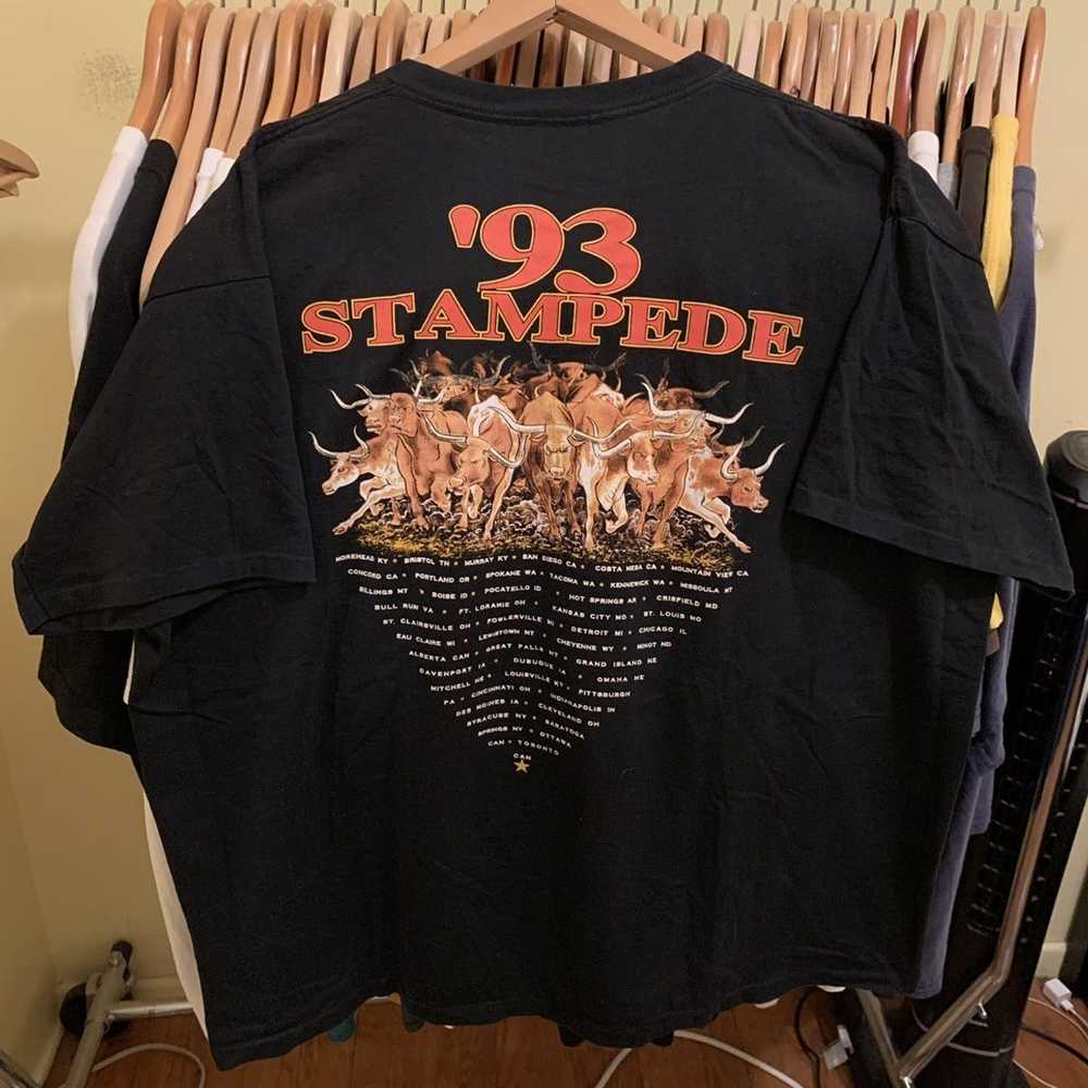 Band Tees × Vintage Vintage 1993 Brooks & Dunn St… - image 3