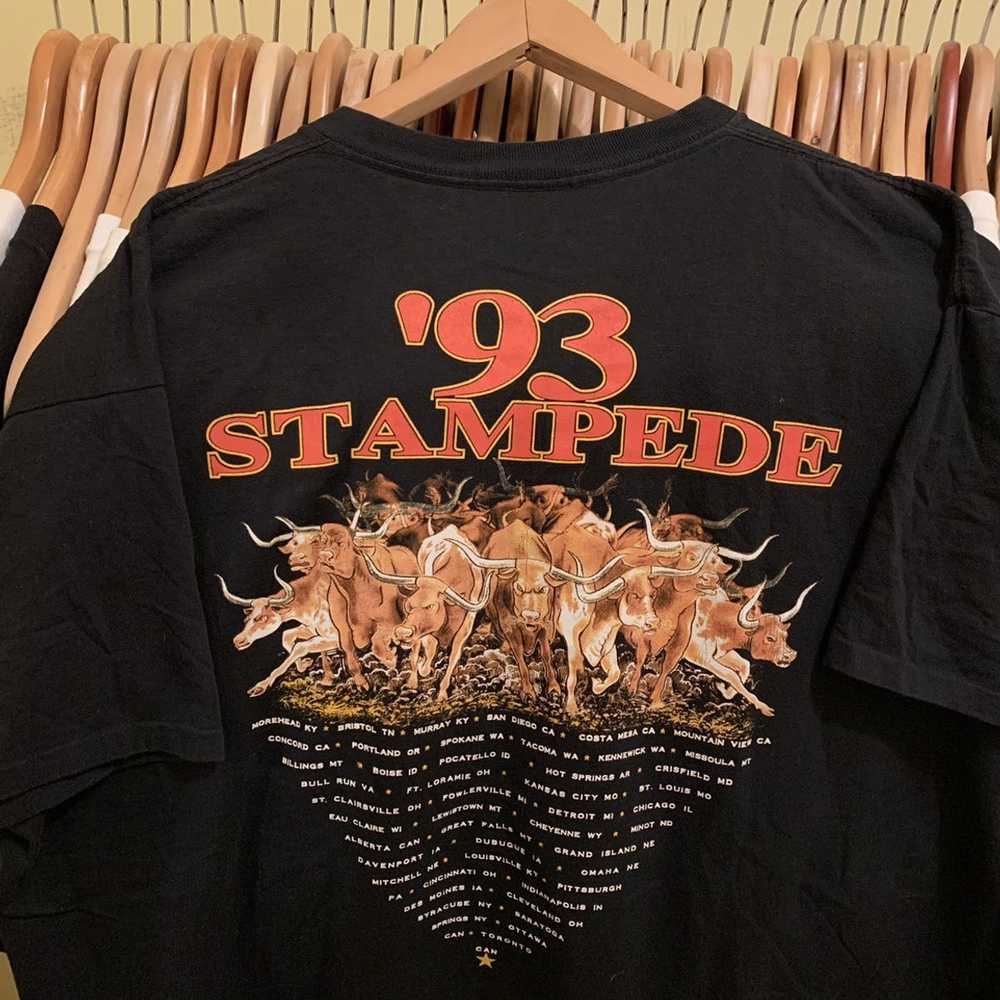 Band Tees × Vintage Vintage 1993 Brooks & Dunn St… - image 5