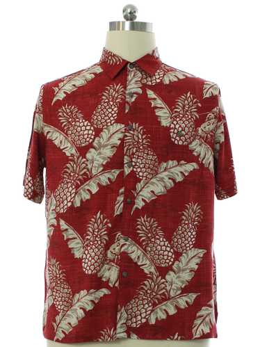 1990's Batik Bay Mens Rayon Batik Bay Hawaiian Shi