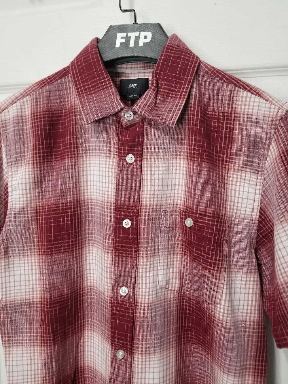 Obey × Random × Streetwear Obey Worldwide Plaid F… - image 2