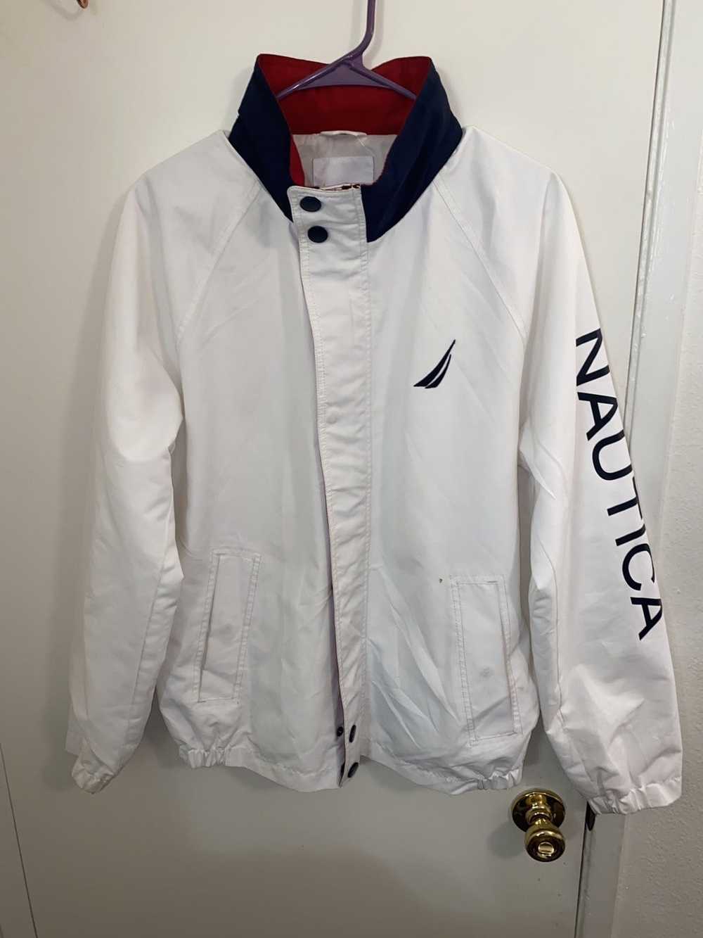 Nautica Vintage Nautica zip up jacket (with hoodi… - image 1